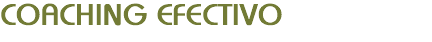 COACHING EFECTIVO